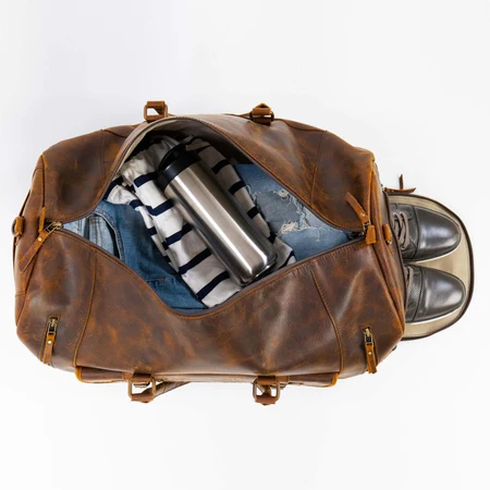 Alpha 46L Leather Duffle - Image 3