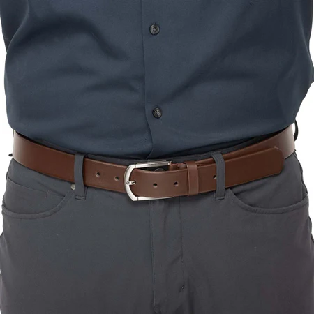 Classic Leather Dress Belt - Image 2